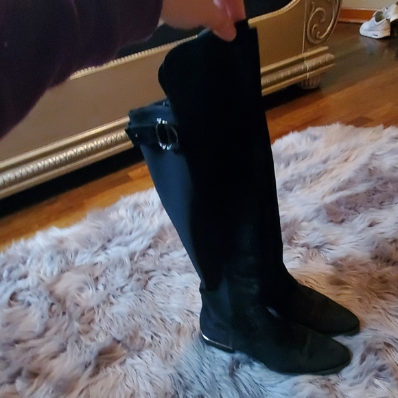 Black Calvin Klein OTK boots. - Picture 5 of 8